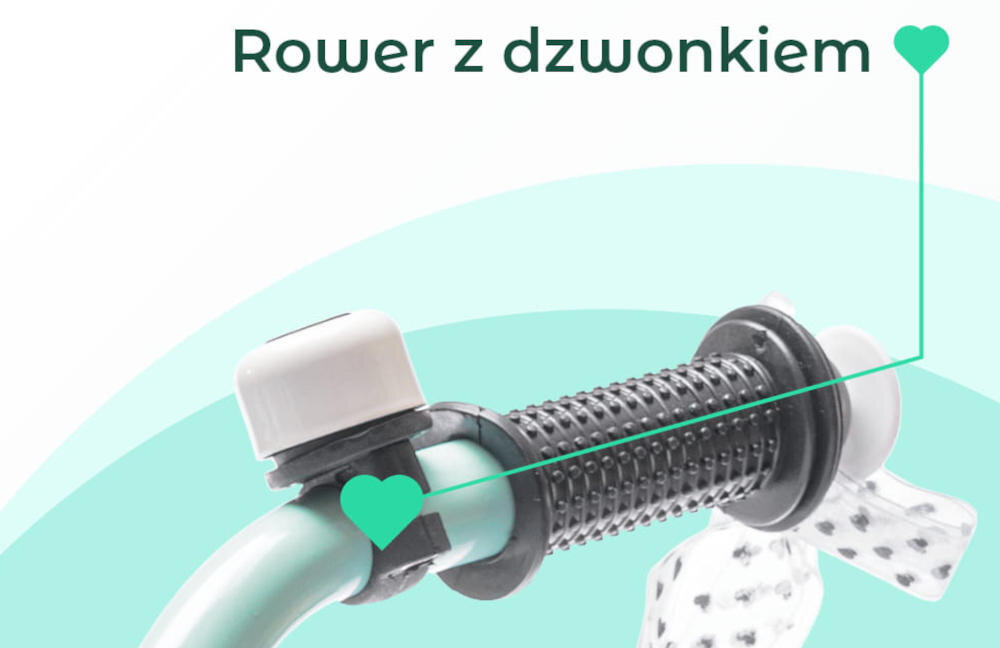 SUN BABY bezpieczeństwo dzwonek poruszanie ostrzeżenie ruch ozdoba rower
