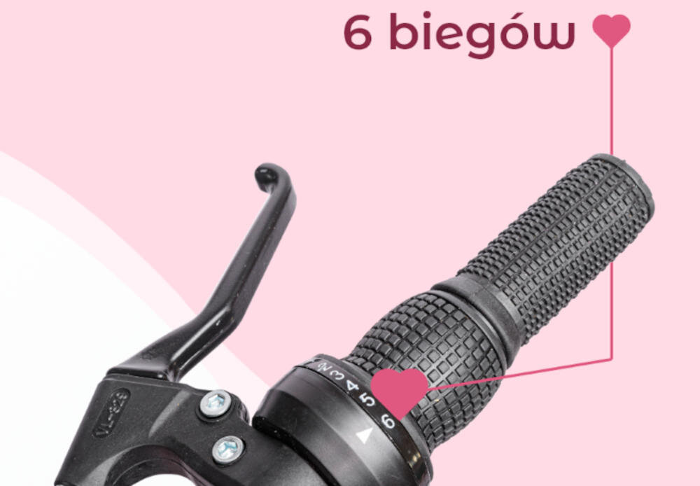 SUN BABY rower obrotowa manetka łatwo szybko przełożenie warunki jazdy