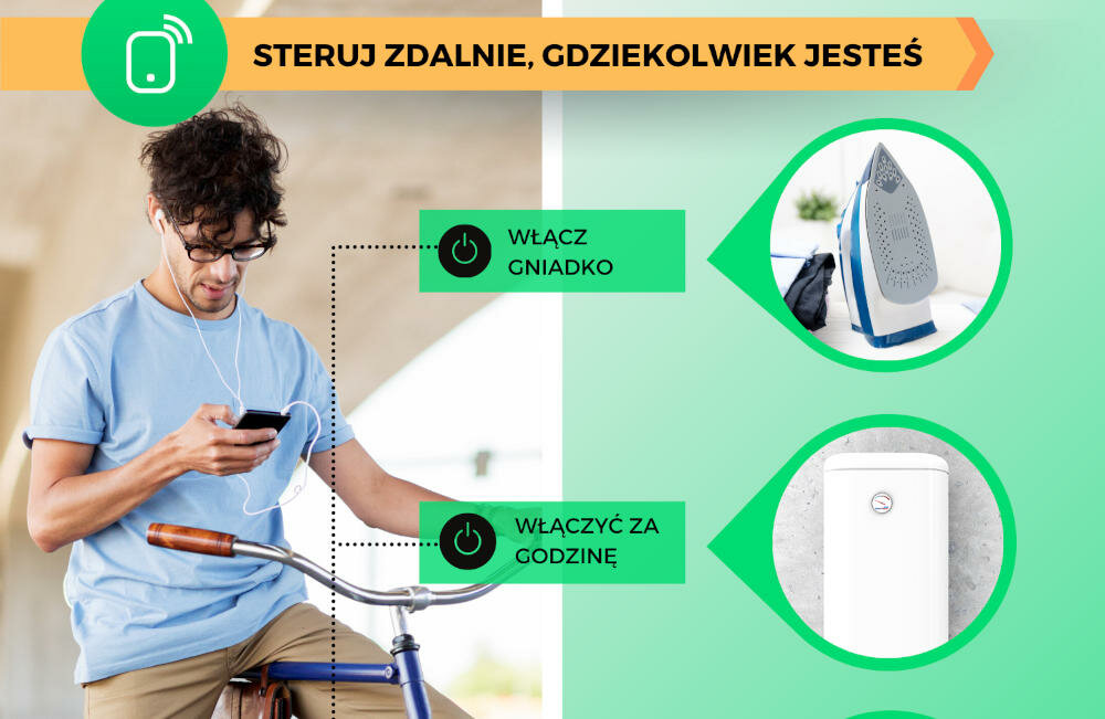 NOUS gniazdko sterowanie urządzenia