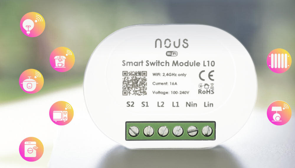 NOUS manualne włączenie wyłączenie światło aplikacja smart home