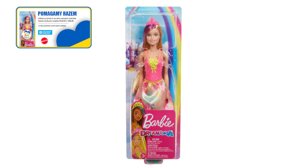 Lalka Barbie Dreamtopia Księżniczka HNV51 zestaw pudełko