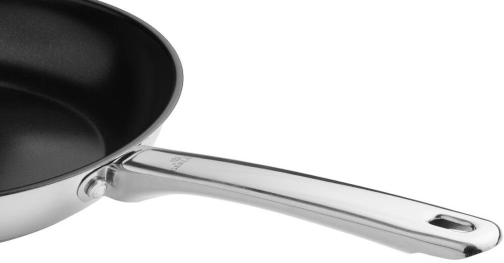 Patelnia wok GERLACH Solid Lite 28 cm funkcjonalność estetyka ze stali nierdzewnej trwałość odporność na korozję ceramiczna powłoka nieprzywierająca łatwiejsze bardziej przyjemne gotowanie do codziennego użytku
