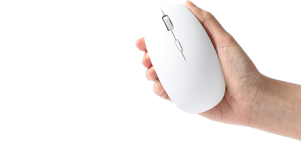 Mysz POUT Hands4 Bialy mobilnosc