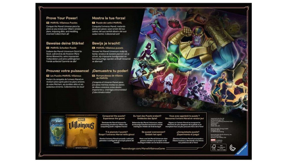 Puzzle RAVENSBURGER Marvel Villainous: Killmonger - puzzle