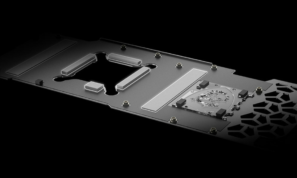 MSI GeForce RTX 3090 Ti Suprim X 24GB tylnia