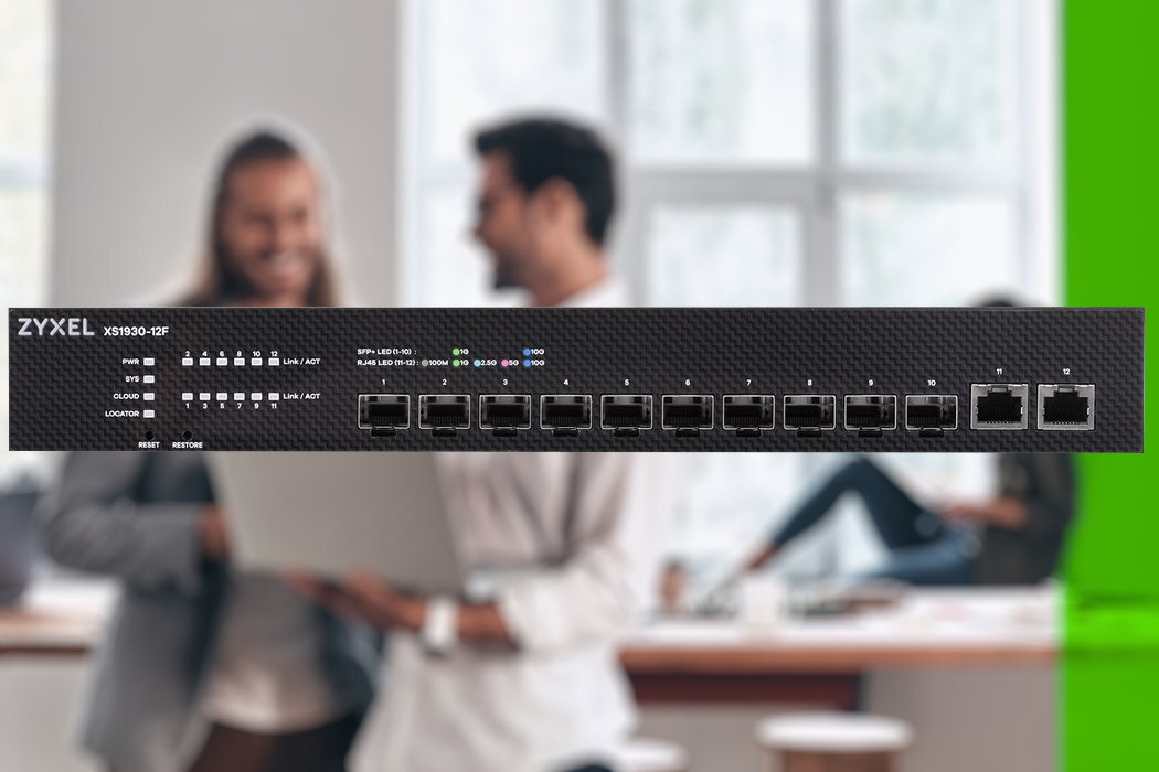 Switch ZYXEL XS1930-12F praca szybkość eleastyczność pomoc wyposażenie