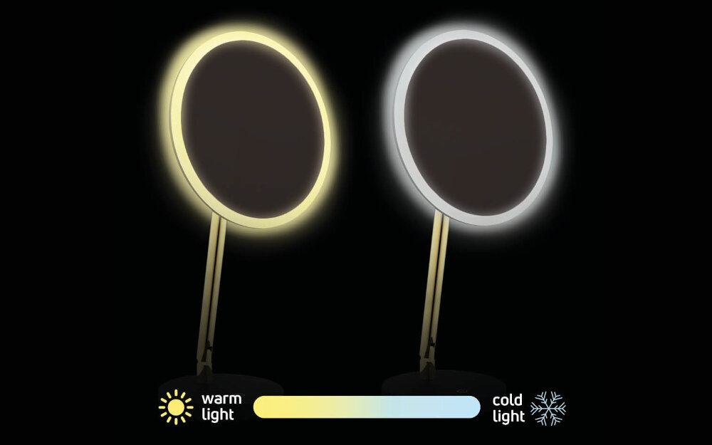 Lusterko kosmetyczne DEANTE Silia ADI 0812 oswietlenie LED 2 barwy
