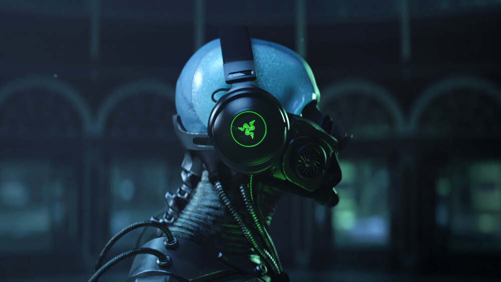 SŁUCHAWKI RAZER KRAKEN MERCURY nauszniki skóra funkcje chłodzące