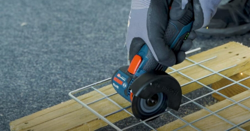 BOSCH GWS 12V-76 Professional zastosowanie materiały