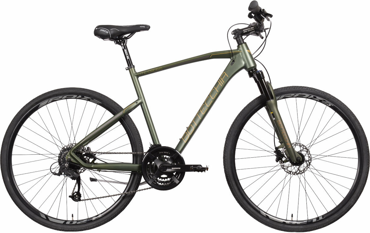 Rower crossowy BOTTECCHIA 320 Lite Cross M20 męski Zielony wyglad