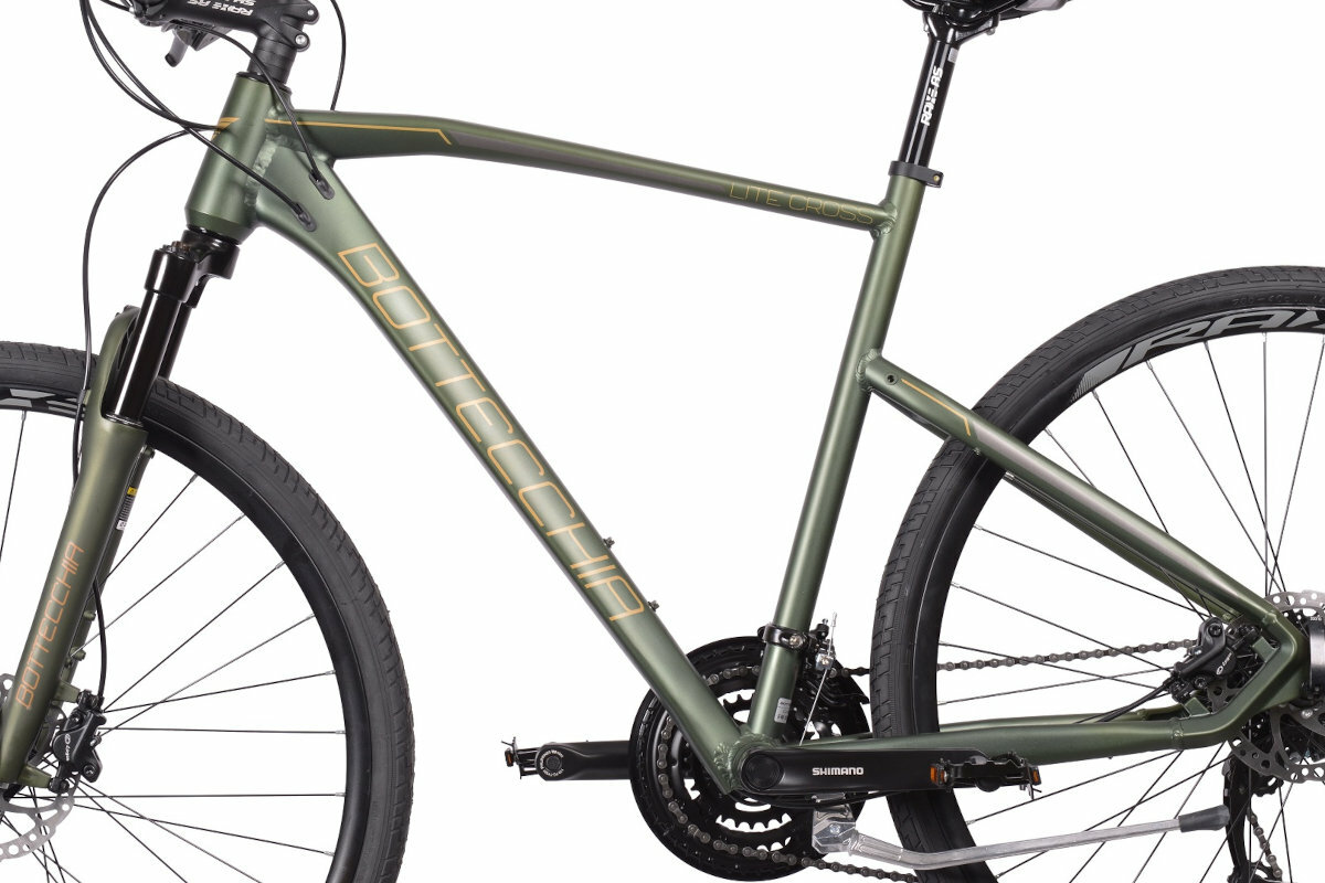 Rower crossowy BOTTECCHIA 320 Lite Cross M20 męski Zielony rama aluminium
