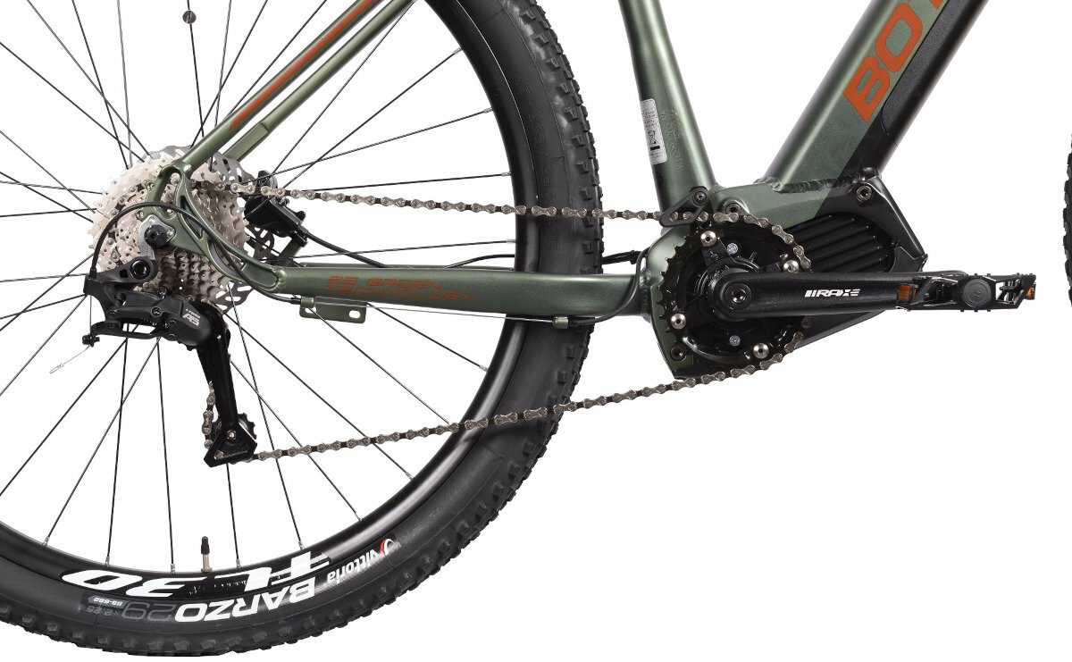 Rower elektryczny BOTTECCHIA BE32 e-MTB Evo Start U19 29 cali Zielony kolo rozmiar