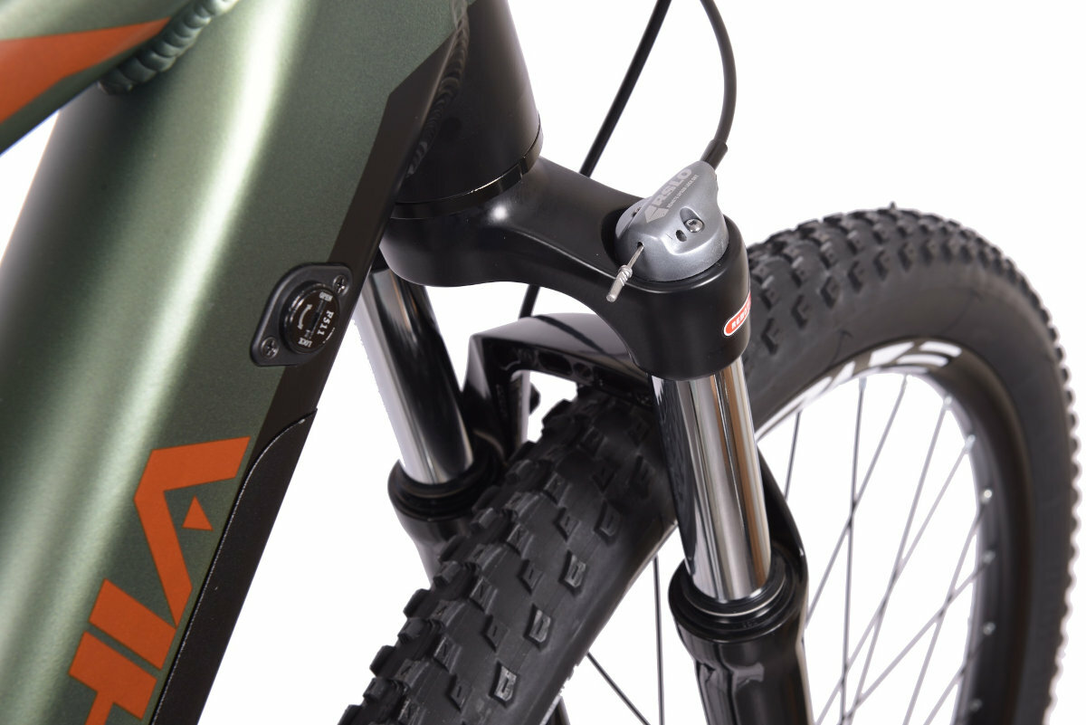 Rower elektryczny BOTTECCHIA BE32 e-MTB Evo Start U19 29 cali Zielony amortyzacja