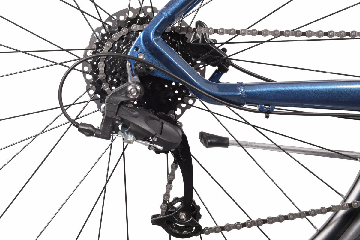 Rower crossowy BOTTECCHIA 321 Lite Cross D17 Damski Niebieski przerzutki biegi