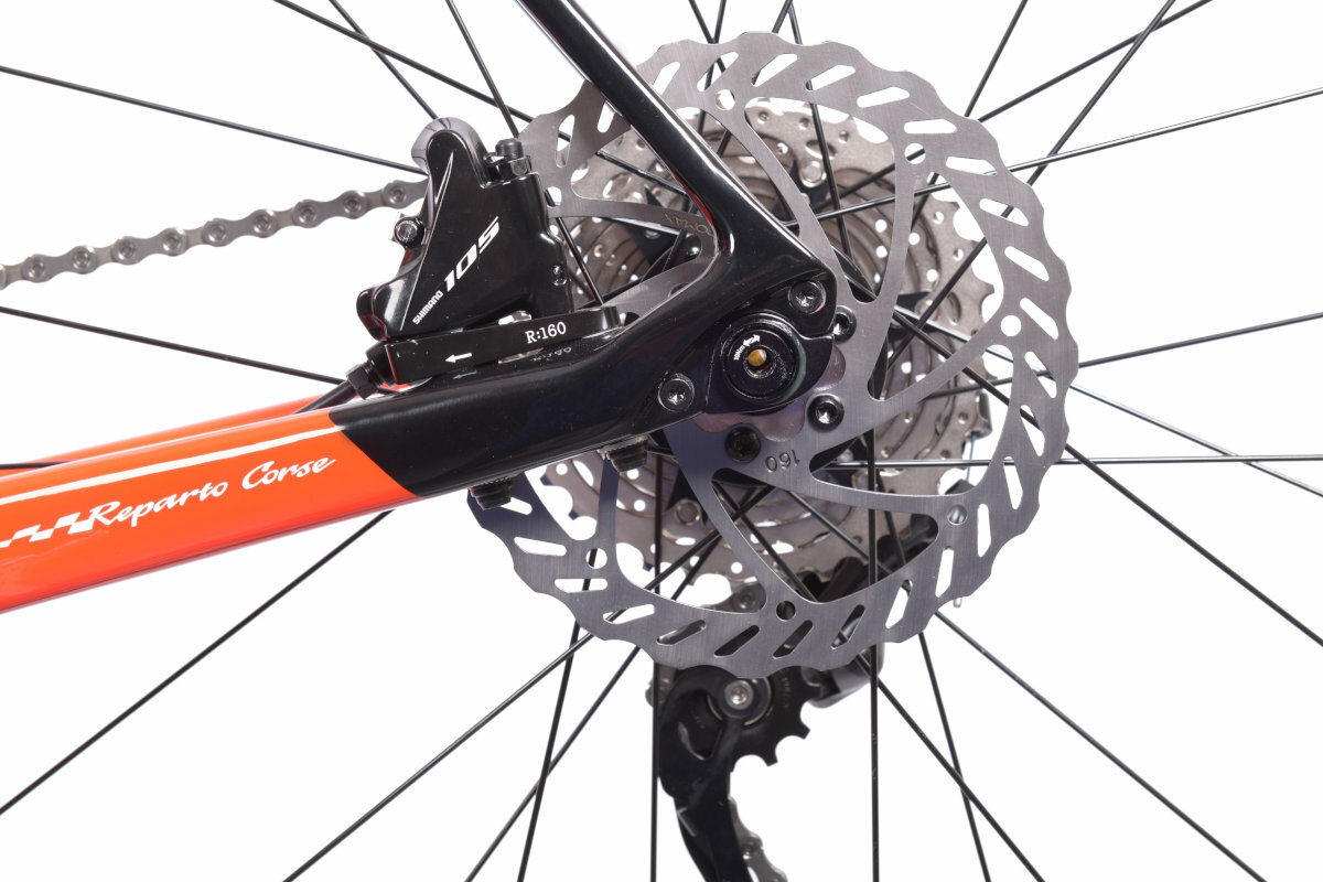 Rower szosowy BOTTECCHIA 8Avio Revolution U20 28 cali Czerwony hamulec szczekowy