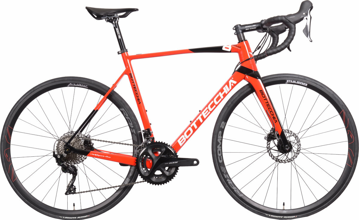 Rower szosowy BOTTECCHIA 8Avio Revolution U21 28 cali Czerwony wyglad