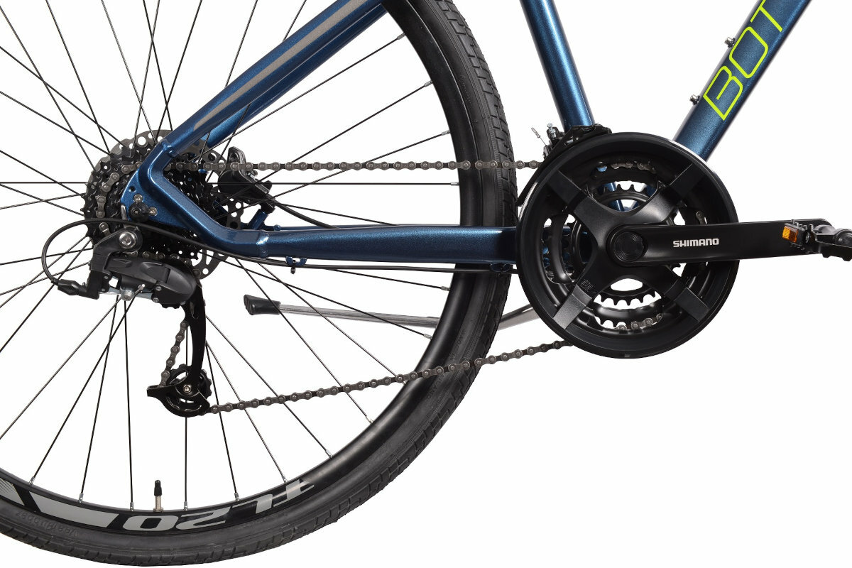 Rower crossowy BOTTECCHIA 320 Lite Cross M20 męski Niebieski kola opony