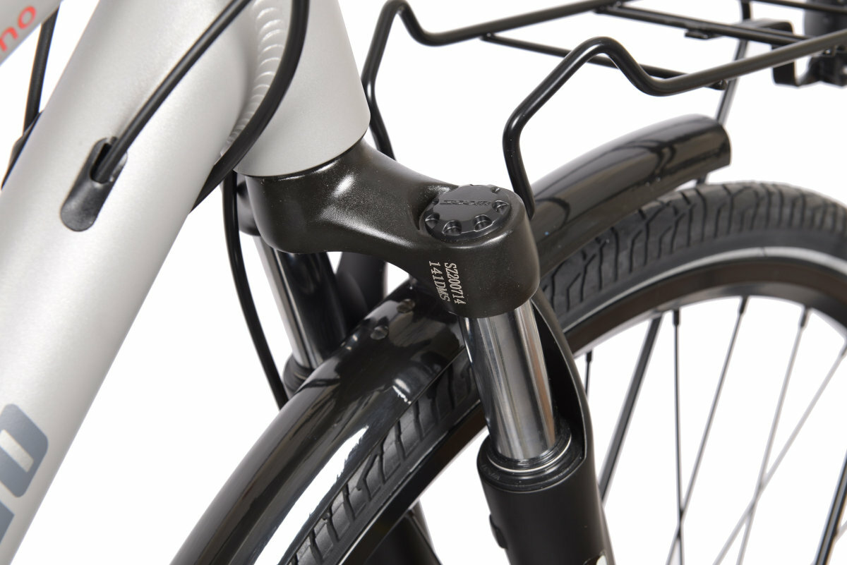 Rower trekkingowy LOMBARDO Milano D17 28 cali męski Brązowo-czarny mat amortyzator