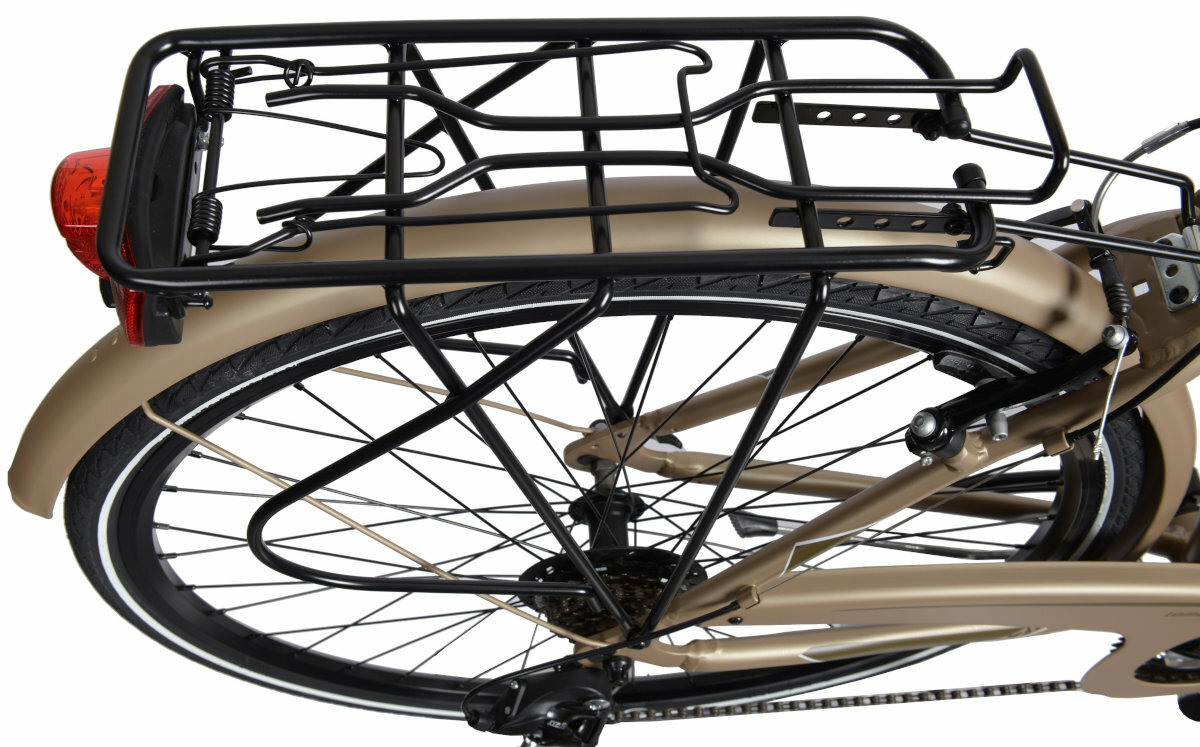 Rower trekkingowy LOMBARDO Mirafiori 270 M19 28 cali męski Brązowo-czarny mat wyposazenie