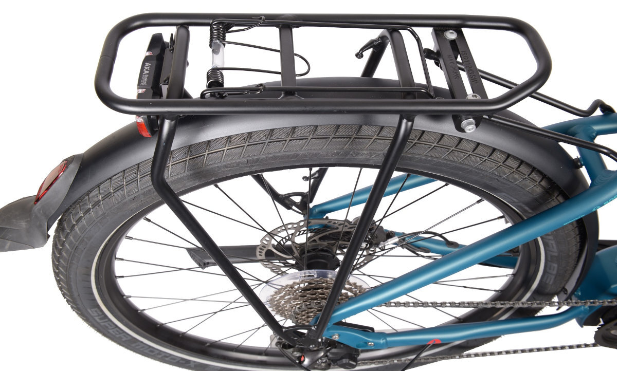 ROWER ELEKTRYCZNY TREKKING LOMBARDO ROMA 10.0 27.5 ZIELONY MAT M53 21 bagaż bagażnik transport