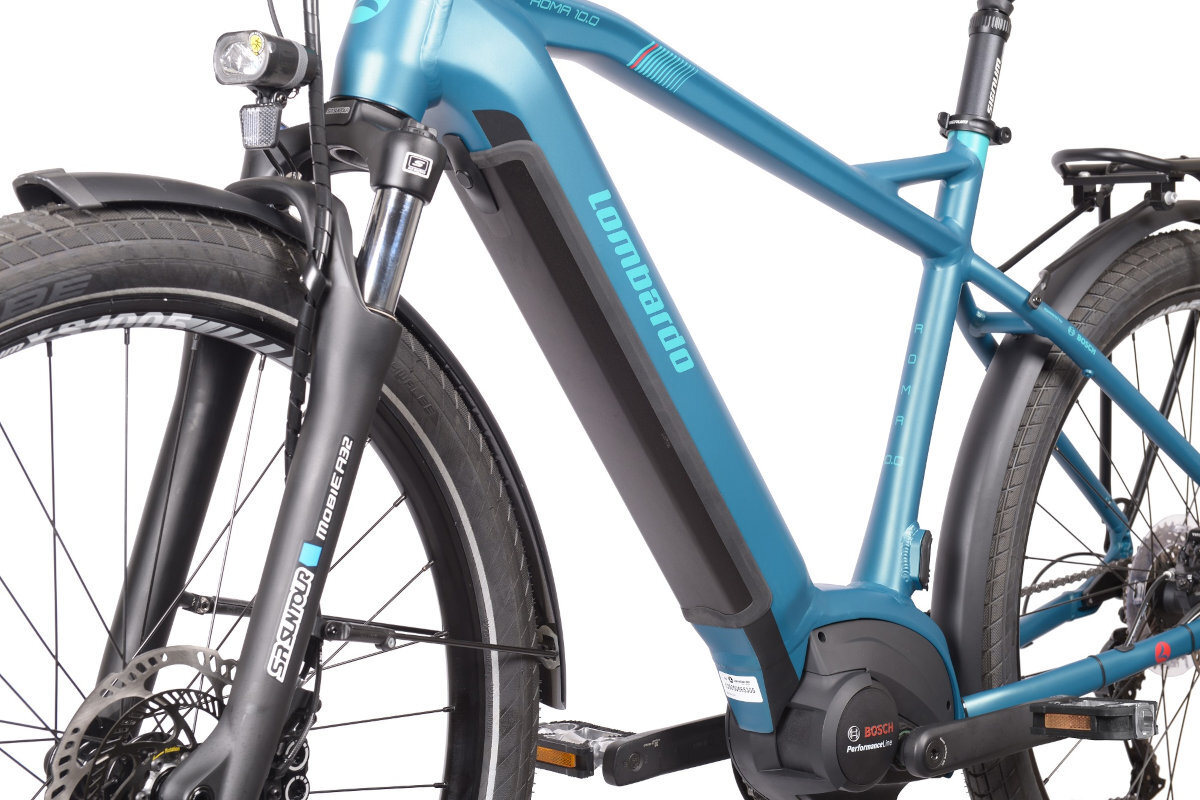 ROWER ELEKTRYCZNY TREKKING LOMBARDO ROMA 10.0 27.5 ZIELONY MAT M53 21 idealny transport  bateria pojemność