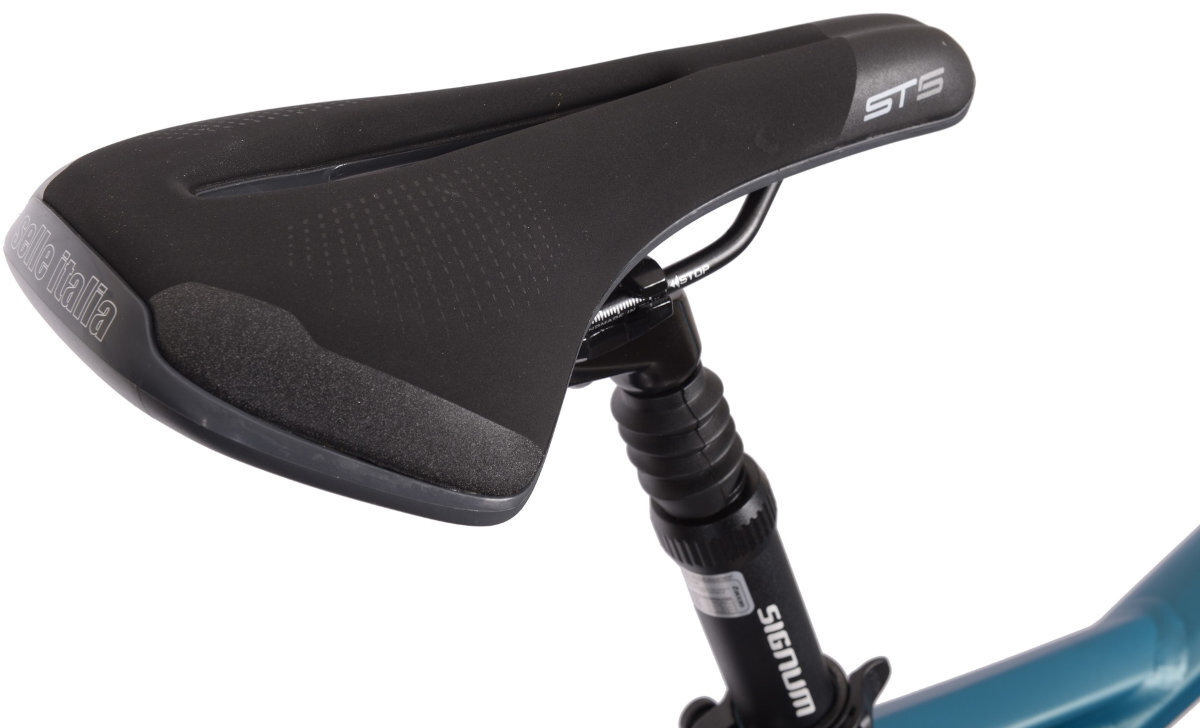 ROWER ELEKTRYCZNY TREKKING LOMBARDO ROMA 10.0 27.5 ZIELONY MAT M53 21 wygoda stylistyka siodełko aluminium sztyca