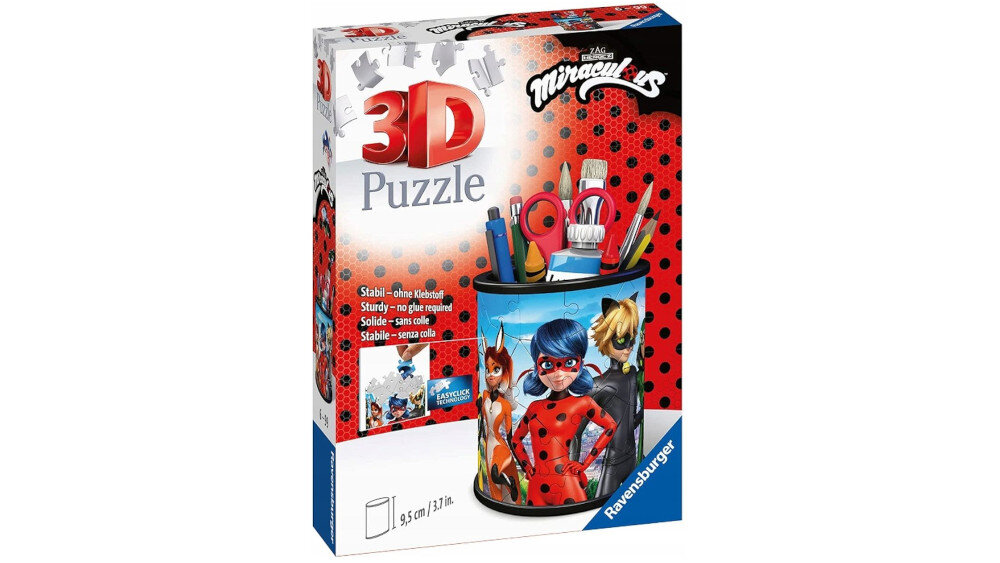 Puzzle RAVENSBURGER Przybornik Miraculous - 3d