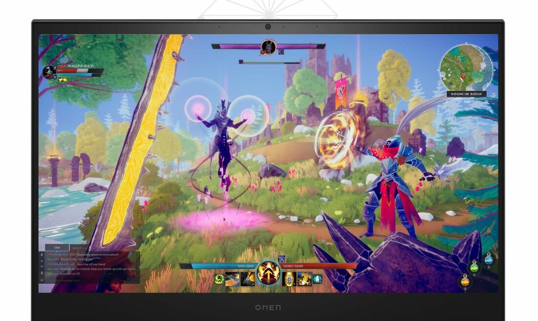 Laptop HP Omen 17 - Ekran