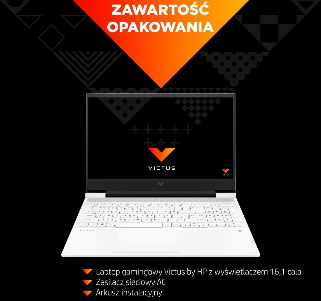 Laptop HP Victus 16 - Zawartość
