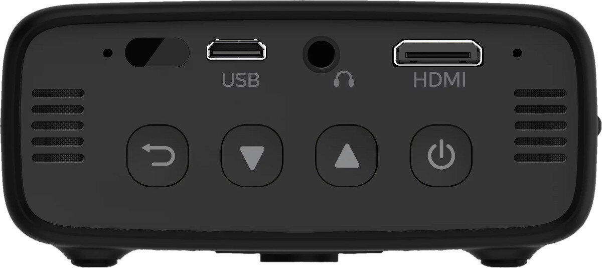 Projektor PHILIPS PicoPix Micro+ PPX325 podłączenie złącza porty gniazda pilot obsługa