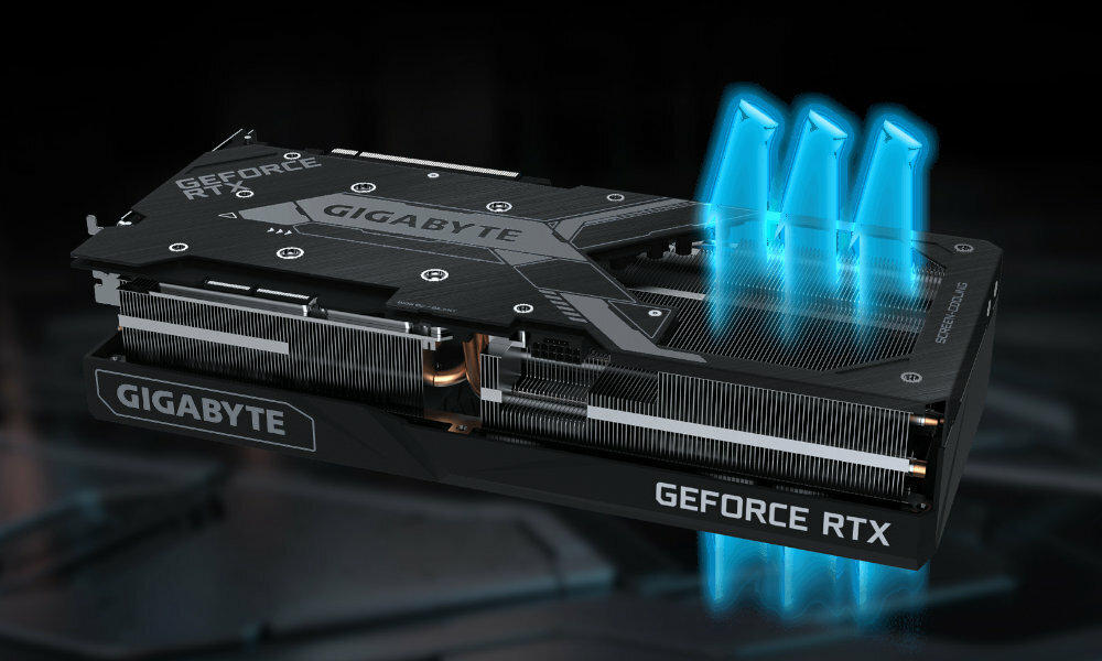 GIGABYTE GeForce RTX 3090 Ti Gaming OC 24GB chlodzenie