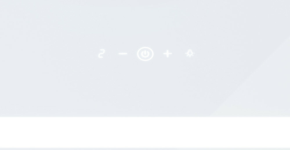 Okap GLOBALO Pinelio 60.1 Biały sterowanie dotykowe