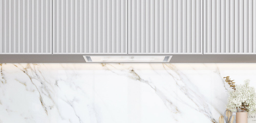 Okap GLOBALO Pinelio 60.1 Biały wyciąg pochłaniacz