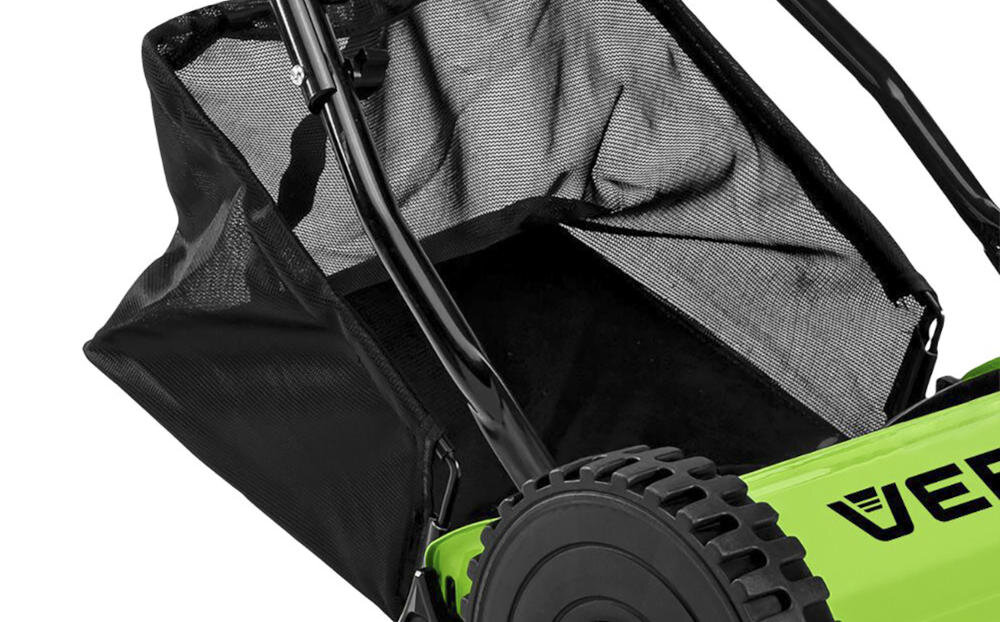 VERTO kosiarka ręczna trawa działka elektryczność prąd cicha ekologiczna efektywne koszenie regulacja wysokość