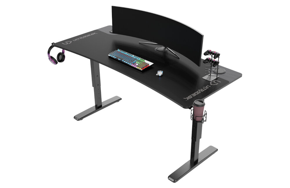 Biurko ULTRADESK Cruiser 3 otwory kable pulpit