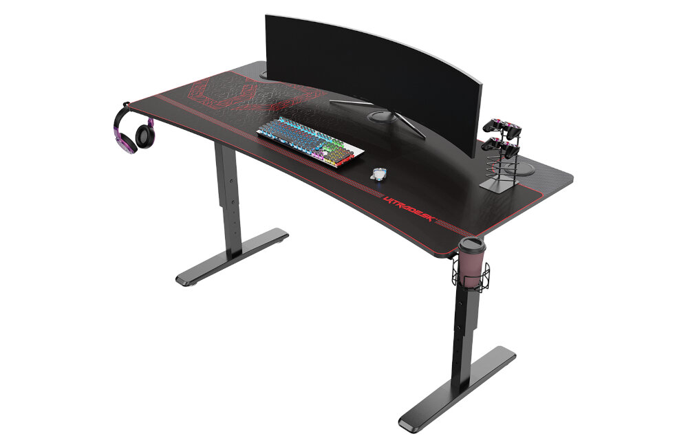 Biurko ULTRADESK Cruiser 3 otwory kable pulpit