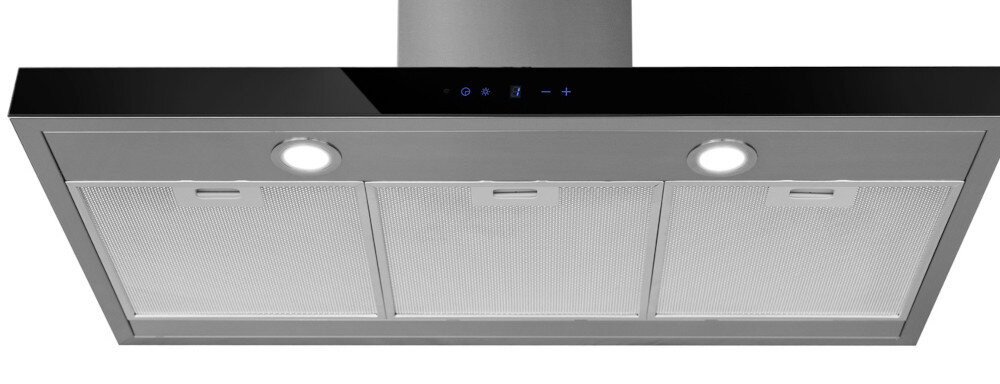 Okap AFRELLI AW-6 Nuvola 90 Inox/Czarny moc wydajność