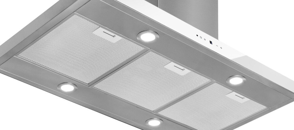 Okap AFRELLI AW-6 Nuvola 60 Inox/białe szkło moc wydajność