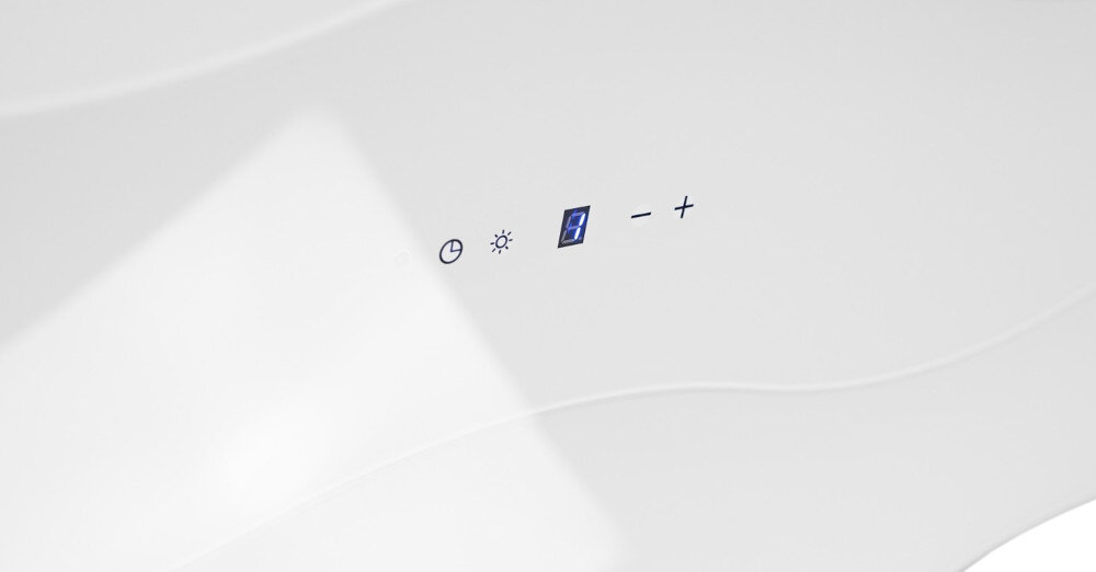 Okap AFRELLI AW-6 Onda 60 Biały sterowanie dotykowe