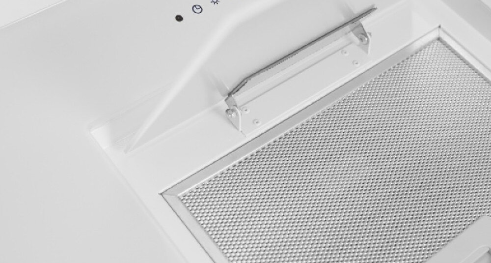 Okap AFRELLI Tosca 90 Białe szkło moc wydajność