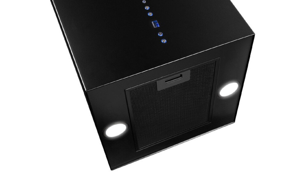 Okap AFRELLI AW-4 Brava Isola 40 Czarny światło LED