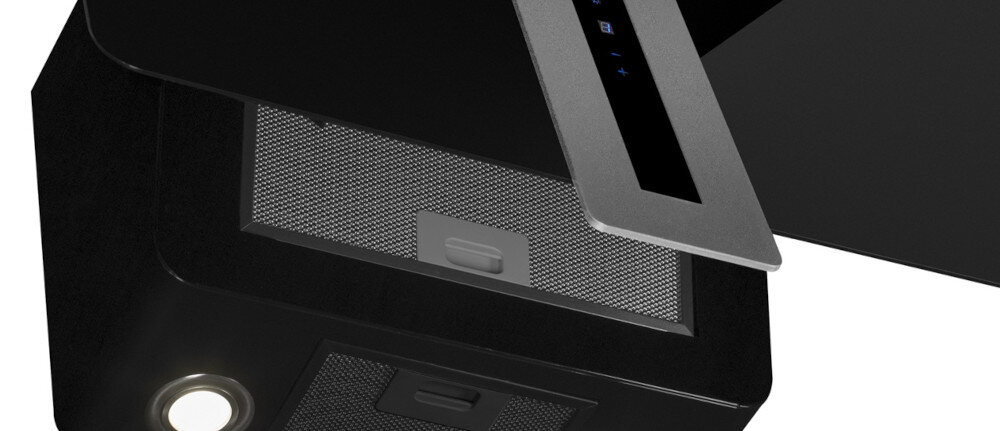 Okap AFRELLI AW-6 Carina 60 Czarny moc wydajność