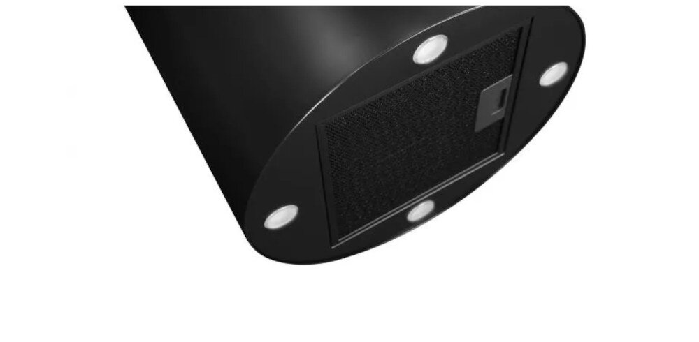 Okap AFRELLI Aria Isola Classic 4LED 40 Czarny światło LED