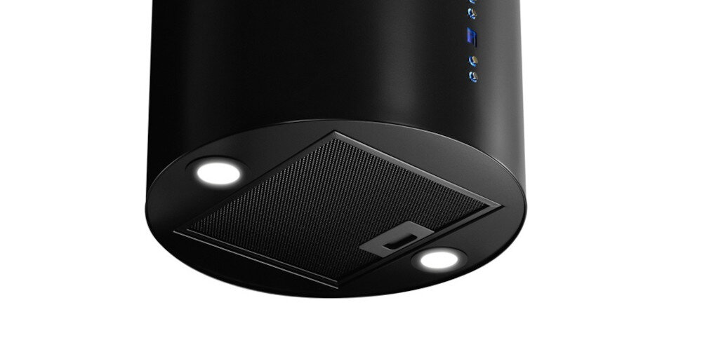 Okap AFRELLI AW-4 Aria Isola 40 Czarny Mat światło LED