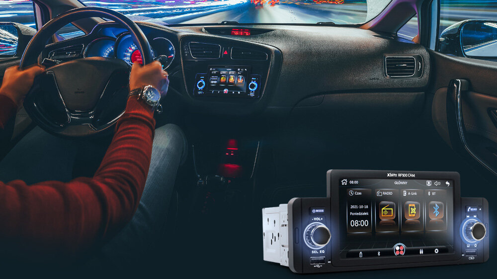 Radio samochodowe XBLITZ RF500 CAM - bluetooth