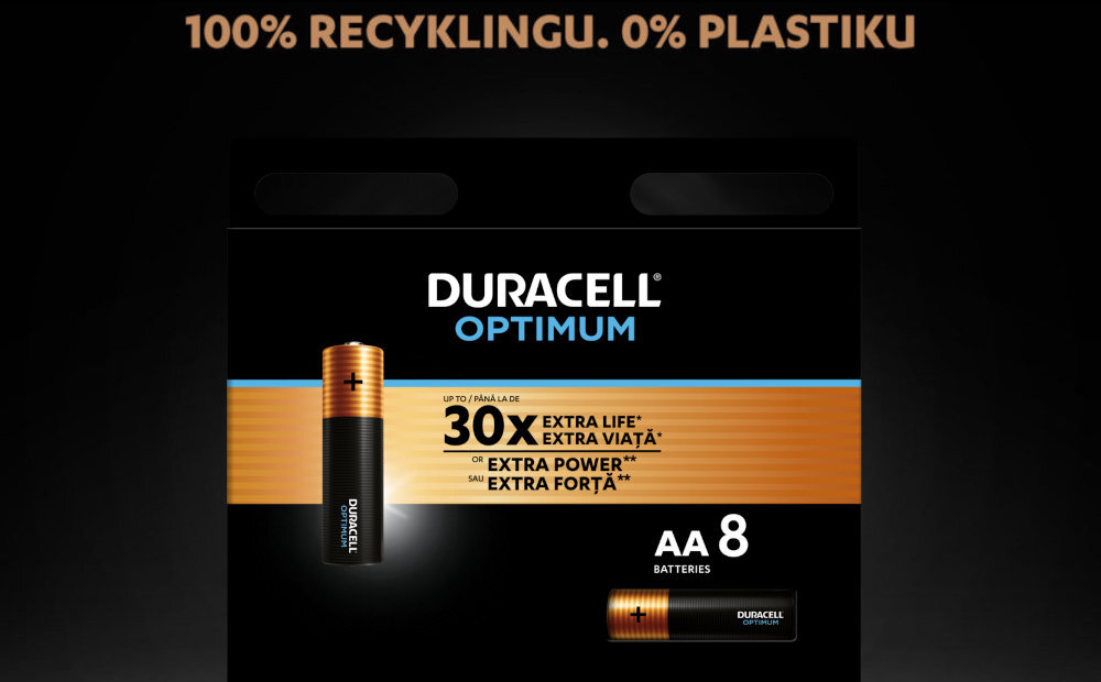 Bateria AA LR6 DURACELL Optimum ekologia środowisko natura recykling