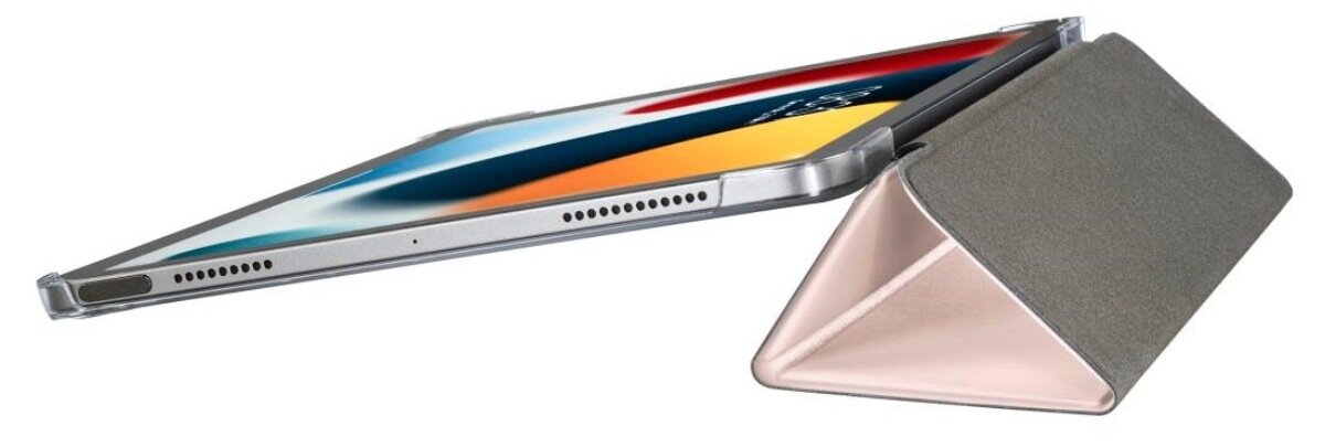 Bezproblemowa obsługa, precyzyjne wycięte otwory etui na iPad Air Hama Fold Clear