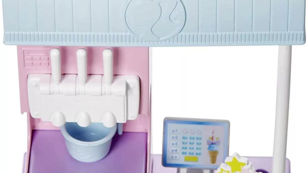 Lalka Barbie Kariera Lodziarnia  - nauka