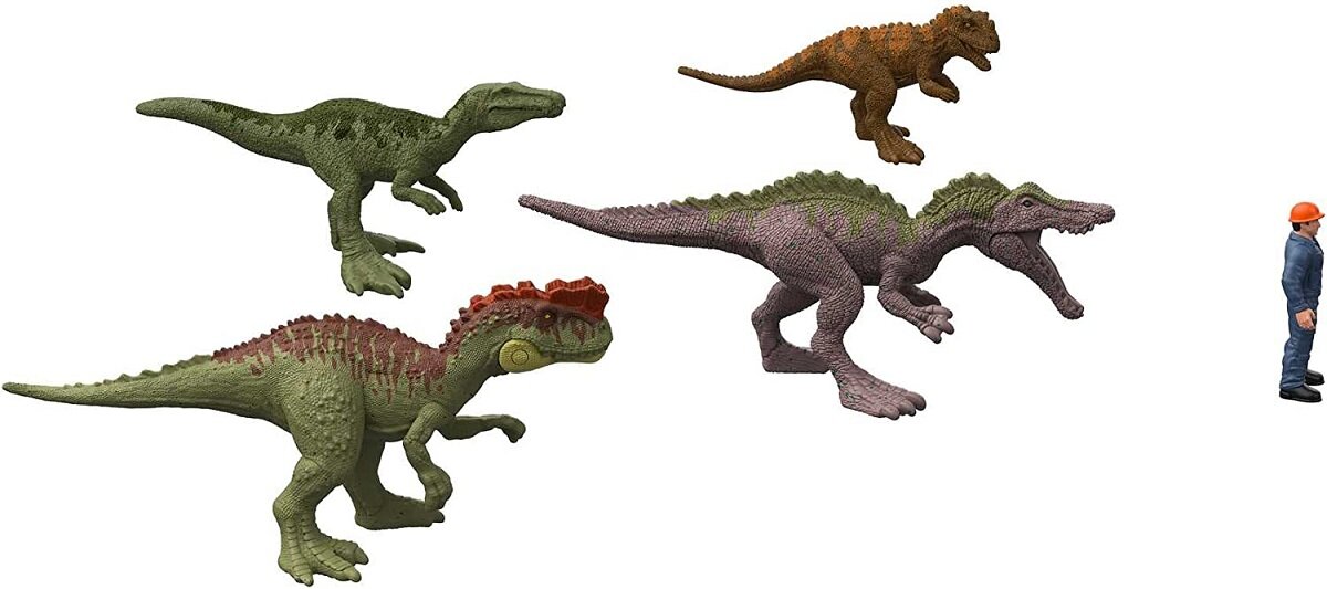 Zestaw figurek MATTEL Jurassic World Kalendarz adwentowy nowej ery HHW24 Dla fanów dinozaurów Święta tuż, tuż