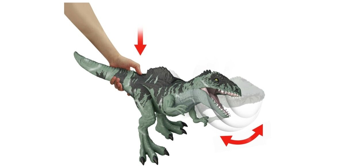 Figurka MATTEL Jurassic World Duży dinozaur Atak i ryk GYC94 Realistyczne dźwięki